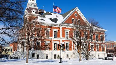 Old courthouse in Macomb