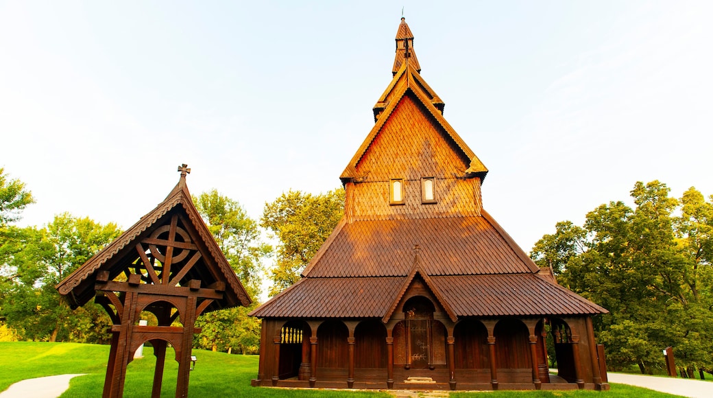 USA, Minnesota, Moorhead, Hopperstad Stave Church