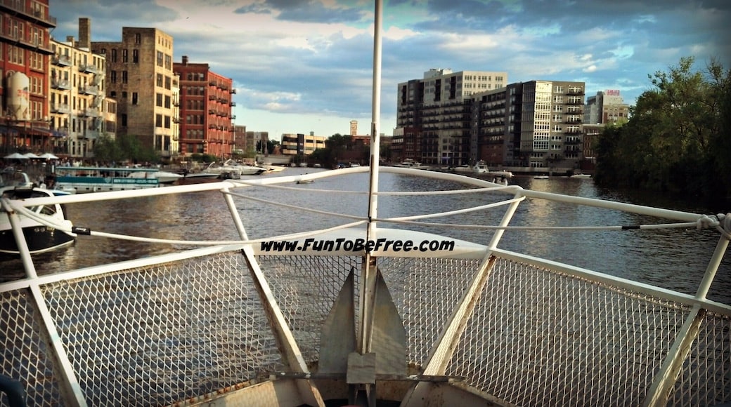 Nothing like having your own Charter Boat on the Milwaukee River in Downtown Milwaukee.