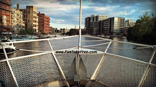 Nothing like having your own Charter Boat on the Milwaukee River in Downtown Milwaukee.