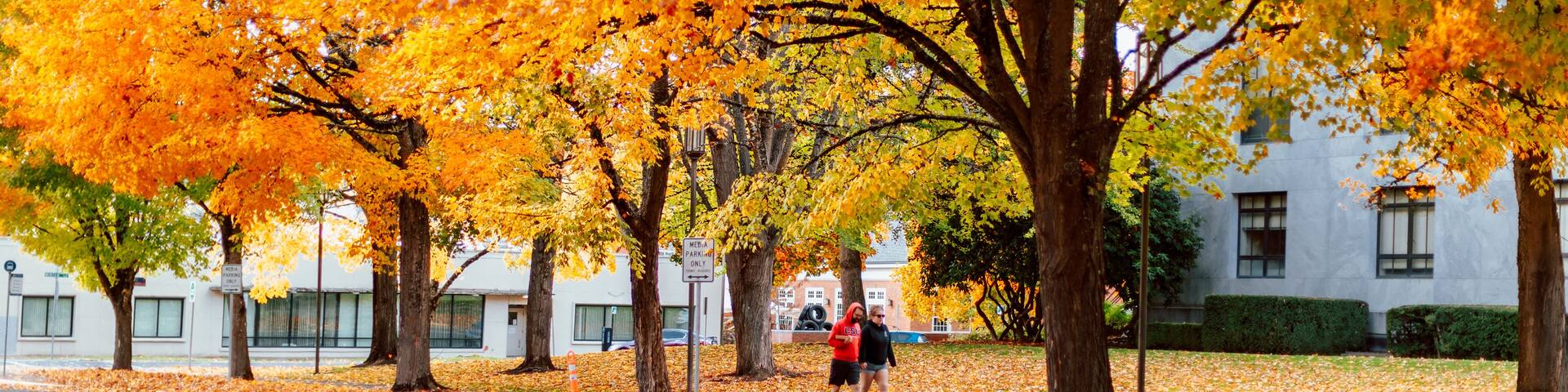 Oregon State Capitol State Park in Autumn season