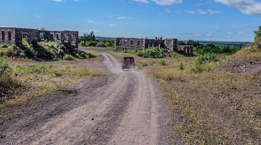 Driving through the Quincy mine ruins #instone