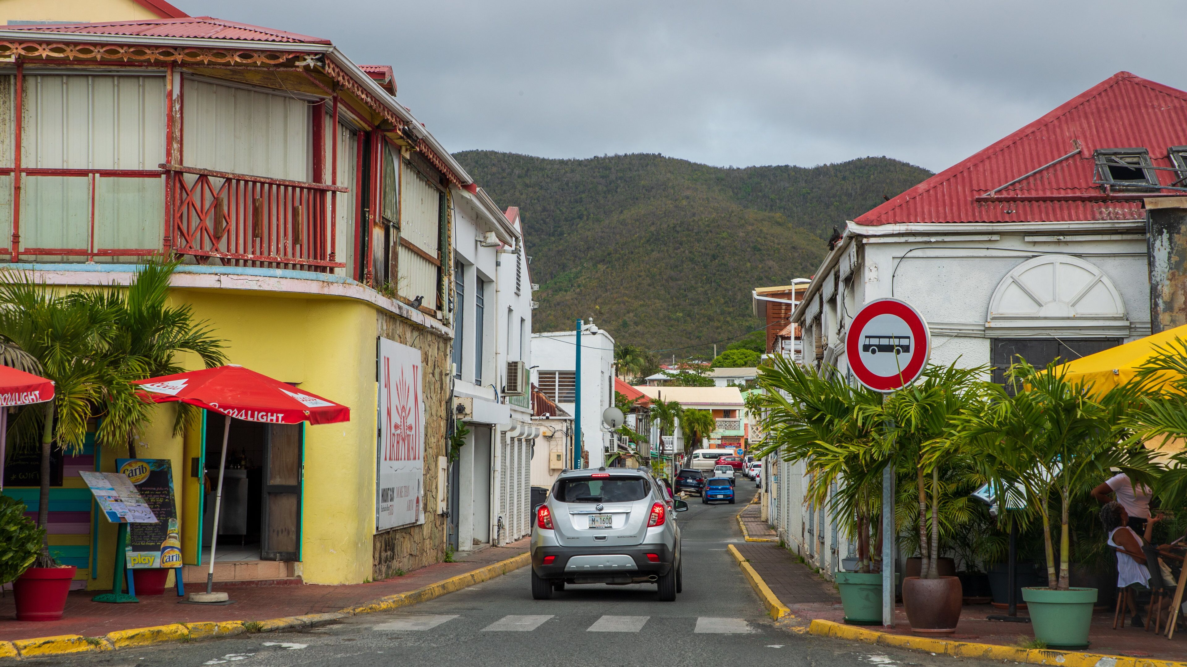 Marigot featuring a small town or village