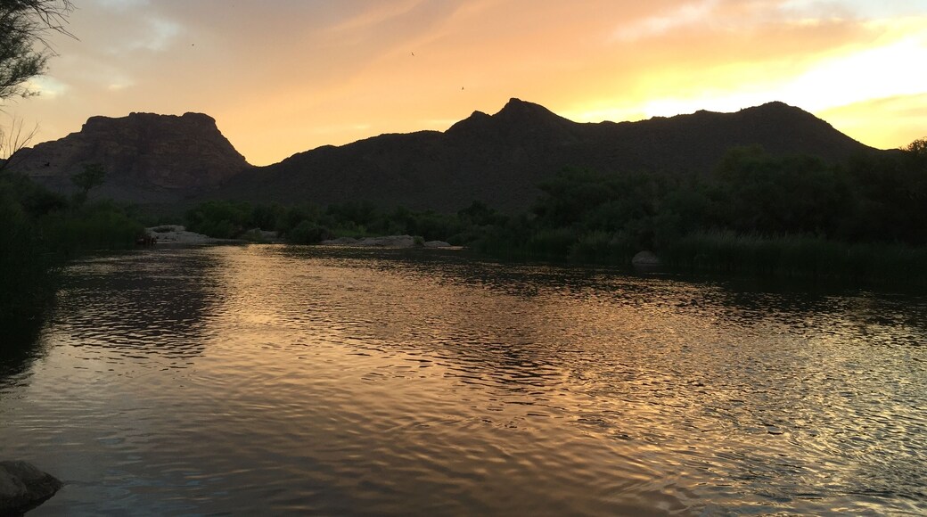 Sunset on the Salt River, AZ on May 14th, 2017.