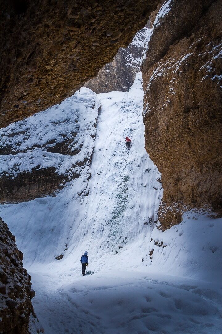 Maple Canyon is a popular rock climbing destination in the Summer and Fall months, but what a lot of people don't know is that it offers incredible ice climbing in the Winter. 

No matter what time of year you go, you will find beautiful scenery and world class climbing on unique conglomerate rock.

#climbing
