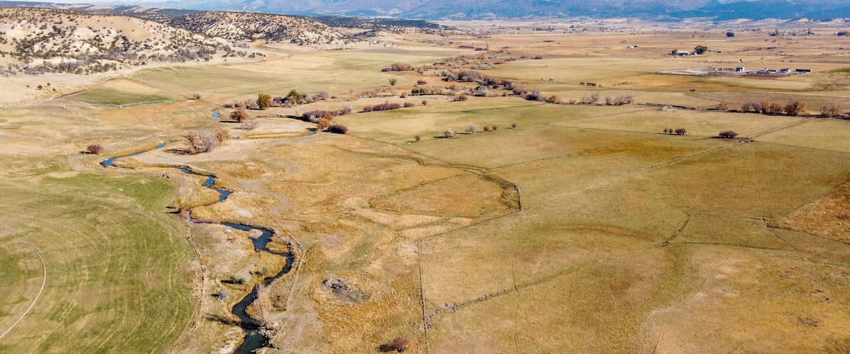 Drone Image of Mt. Pleasant, Utah