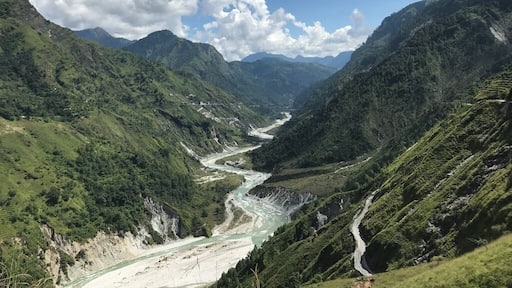 beautiful view of Ramganga valley in Ramari just above raton village. The roads are crazy from Moram to Shama village