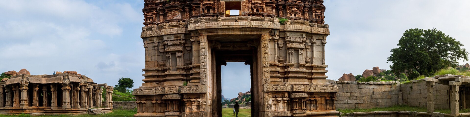 Hampi or Hampe, also referred to as the Group of Monuments at Hampi, is a UNESCO World Heritage Site located in Hampi town, Vijayanagara district, east-central Karnataka, India.