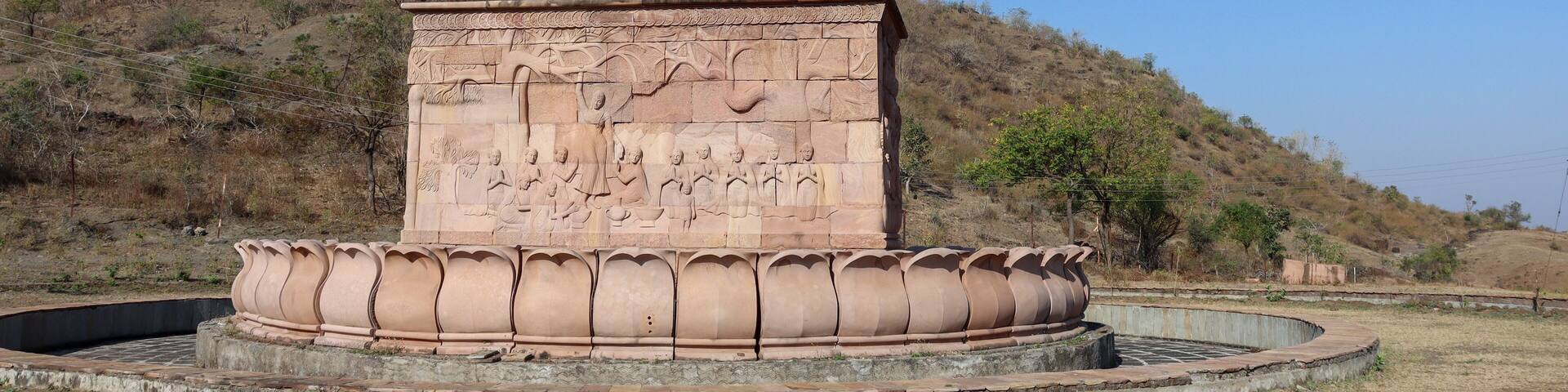 Beautiful Buddha Statue located in Aurangabad District,Maharashtra state -India