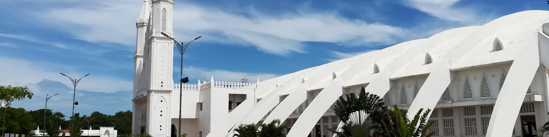 Velankanni Church In Tamil Nadu, India