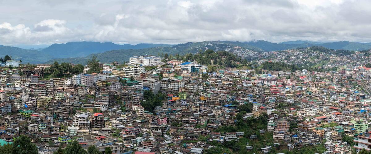 Kohima Nagaland City Panorama