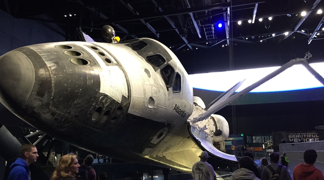 Retired Space Shuttle Atlantis in Kennedy Space Center