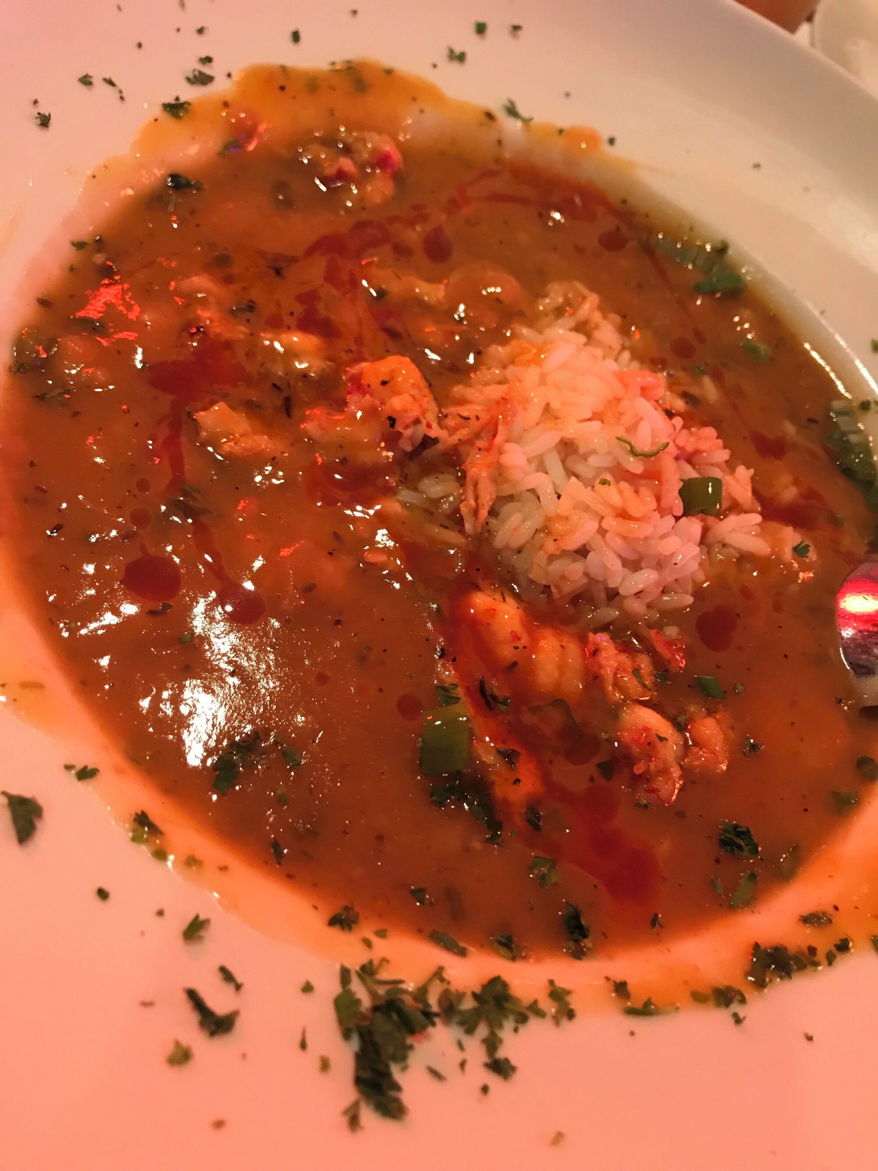Crawfish etouffe is delicious at Acme in Metairie.