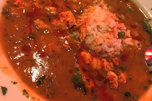 Crawfish etouffe is delicious at Acme in Metairie.