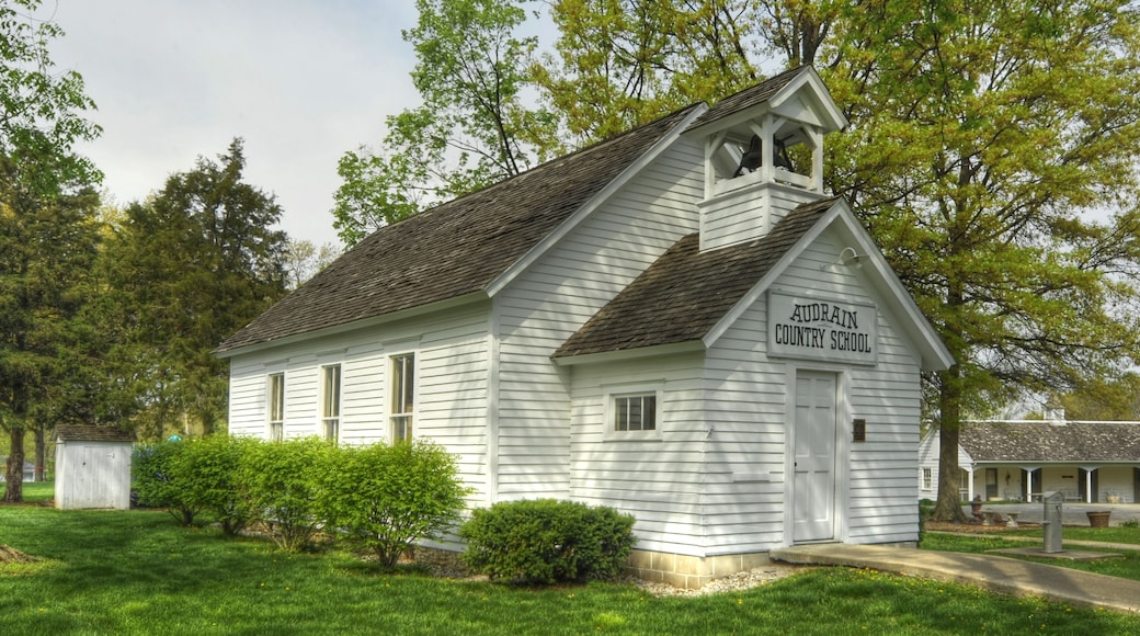 An old historic schoolhouse in Mexico, Missouri