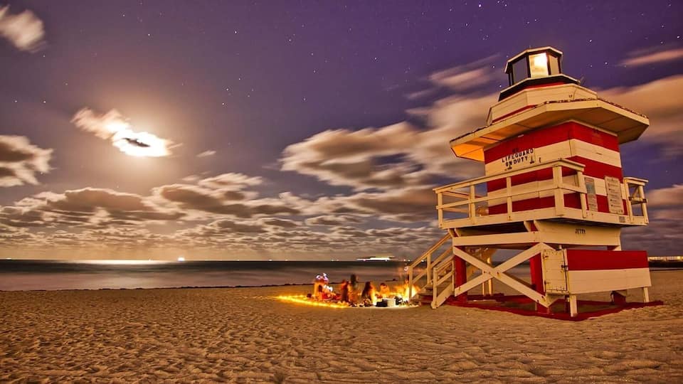 This pic was taken during the bue hour right after sunset. Moon had just risen, I had a strong wind from the east. I was facing south east, so the clouds in the pic apear to be moving towards the right. The darkened skies provided a 30 second shutter speed while using F11 on a Canon 60D on sticks.