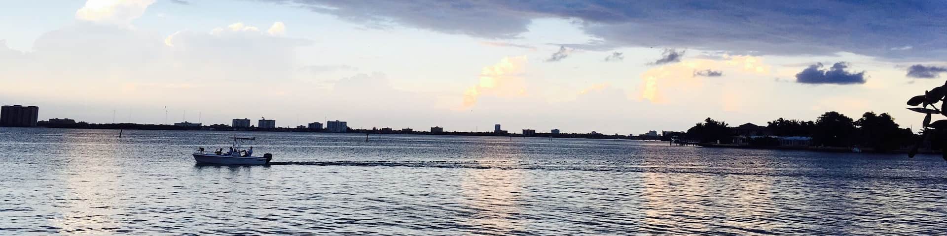 Friday afternoon
Bike riding along the Eastern shore of Biscayne Bay home of Normandy shore Golf Course.