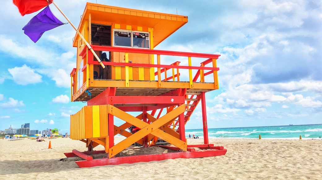 Had another lovely trip to Miami 🏖 This is the best time to go there as it is not too hot and humid. I have been there before in August month...and it was so hard to even step out. This time I spent my time exploring the colorful and artistic side of Miami. I fell in love with these colorful beautiful life guard beach huts on South Beach 🌊❤️ #colorful #miami #florida #beach