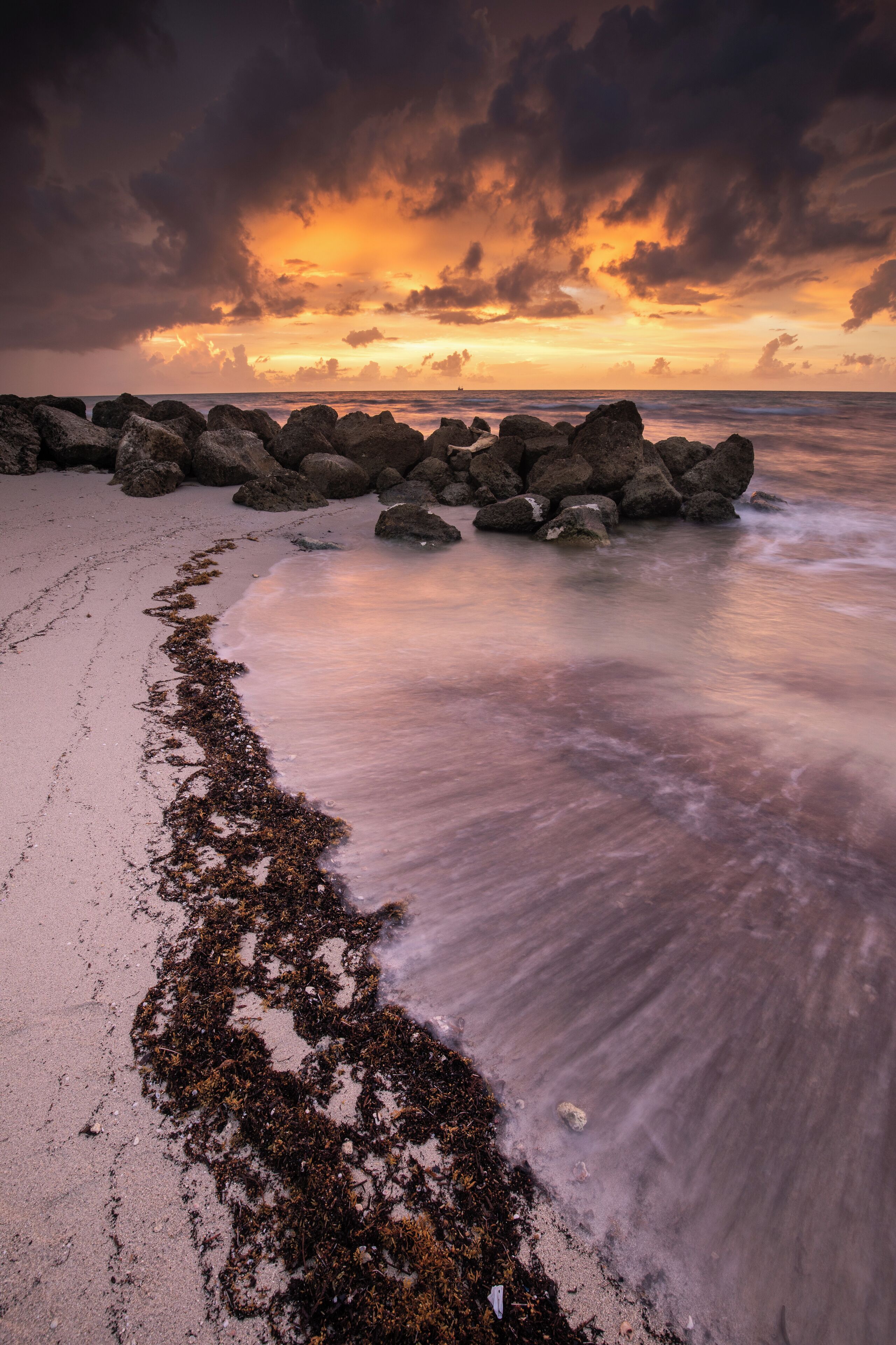 I found this location on the google maps and came there early in the morning about 40 min before sunrise. But there was a real thunderstorm with rain. I thought that it never going to stop. But in the next 30 min, I got lucky, the rain stopped and I grab this shot. 