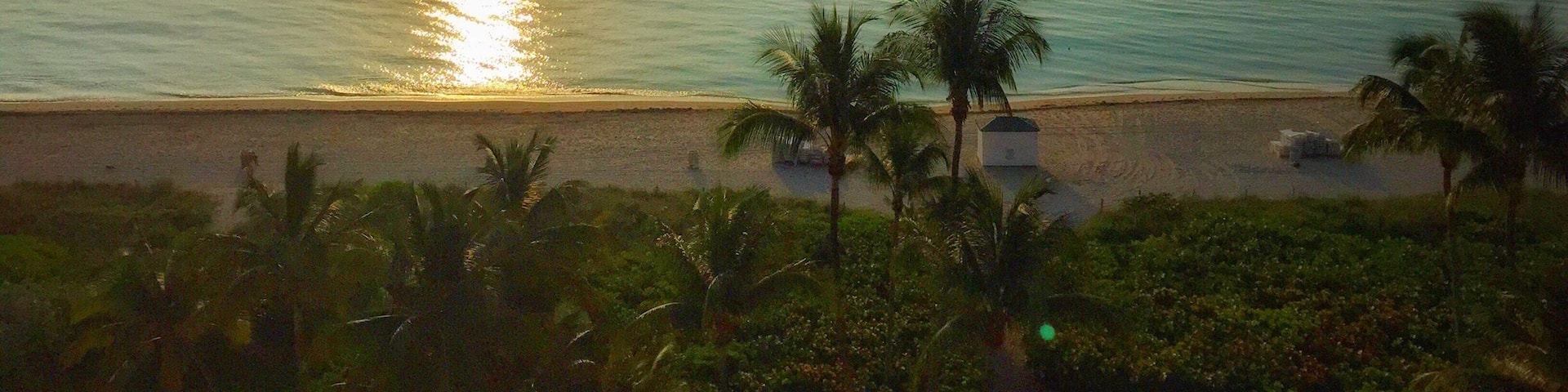 Sunrise over the Atlantic in Miami. Had to wake up so early for this.