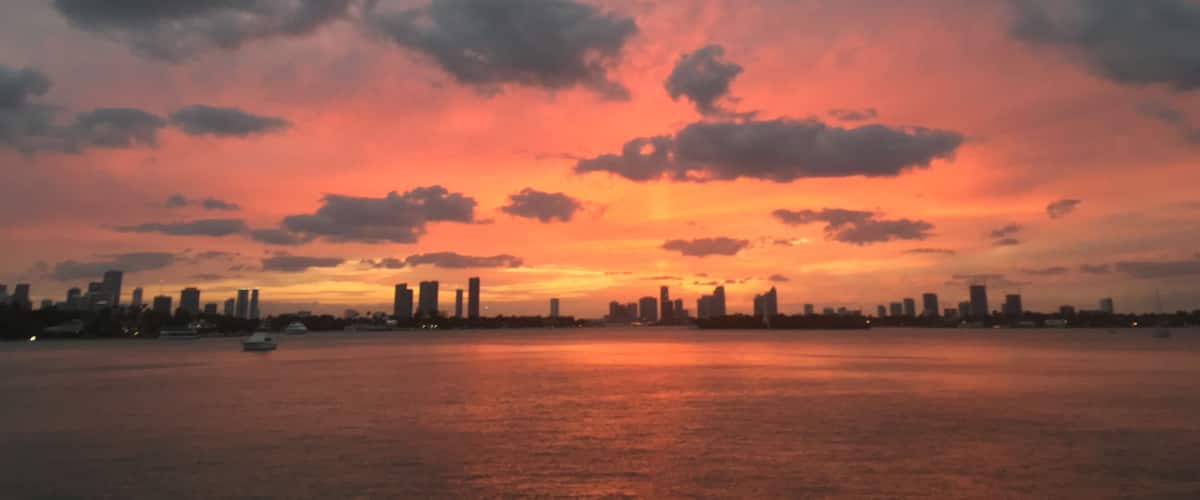 Great sunset spot in south beach