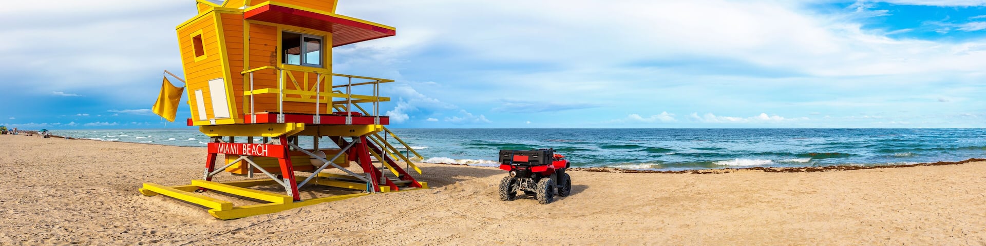 Lifeguard tower in Miami Beach