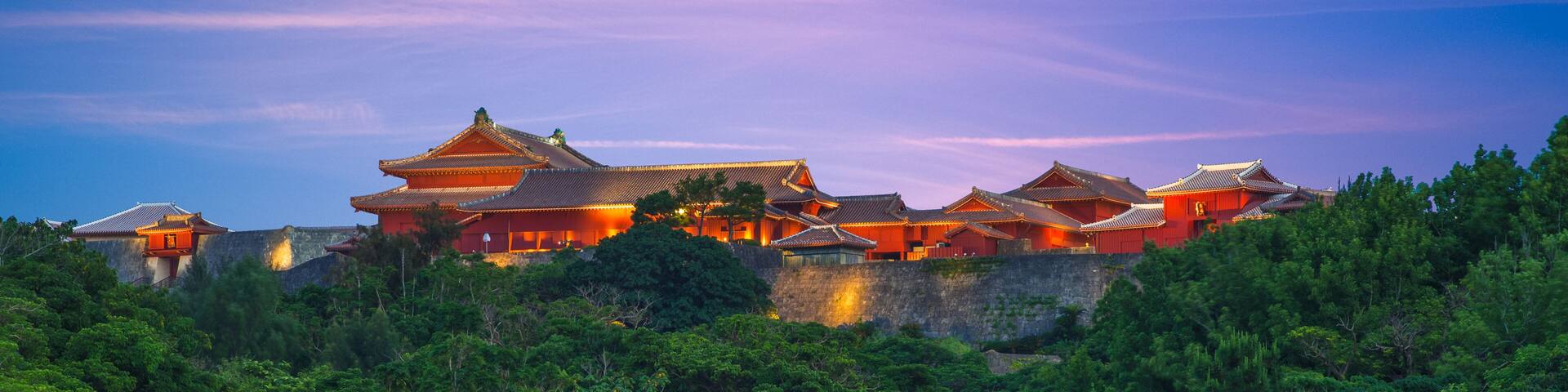 Shuri castle, a Ryukyuan gusuku in Shuri, Okinawa