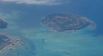 古宇利島(上空から)