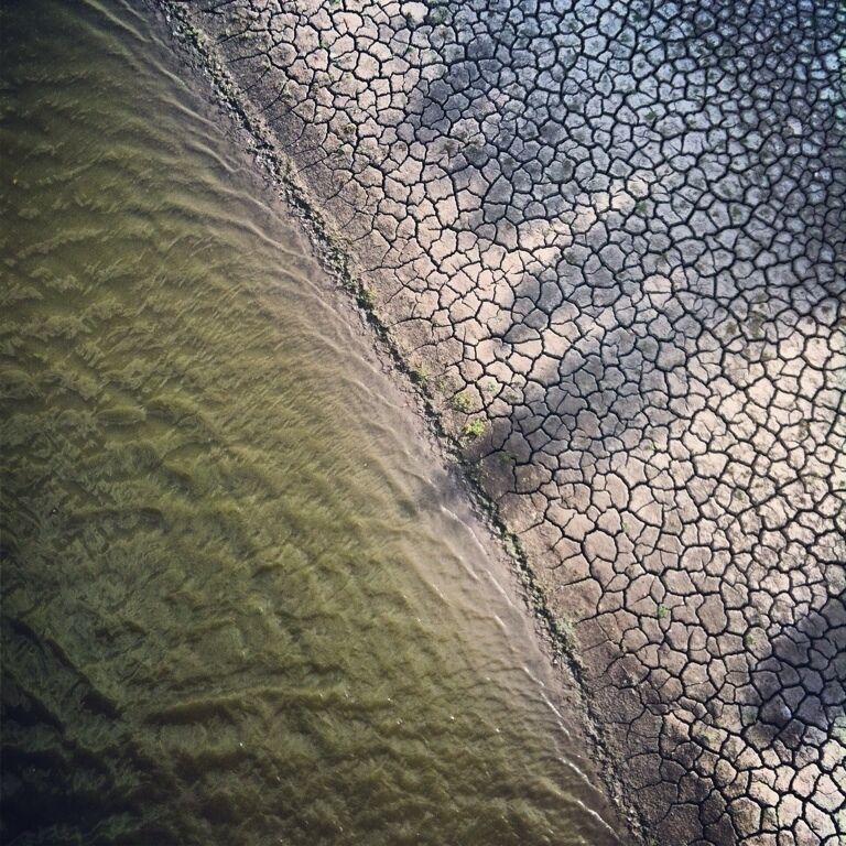 Shore of the Minnesota River from the bicycle path on the 494 bridge near Minneapolis/St. Paul border. A great bike ride along the dry river bottoms. www.bradleyhanson.com