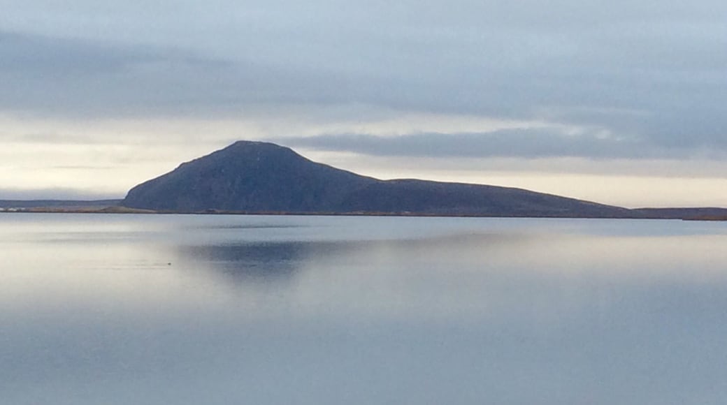 Lake Myvatn - After our accident in leaving Myvatn, we are forced to stay another day here, never regret our change of plan as we woke up the next day with this glorious sight in front of us. #iceland #BVSblue #landscape #water #hiking #nationalpark #travel #nature #mountains