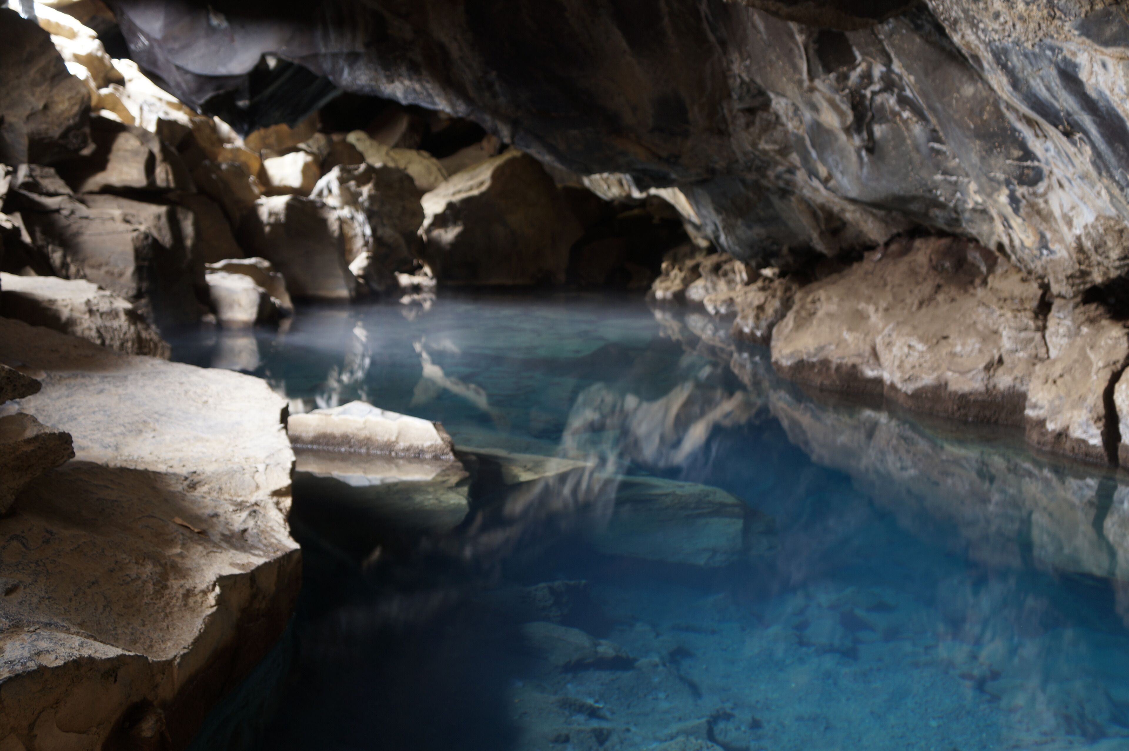 Just outside of Lake Myvatn their is a cave with a natural hot pool in it. The water was so crystal clear you could see straight to the bottom. It was such a peaceful place and I hated to have to leave. #Adventure #photocontest