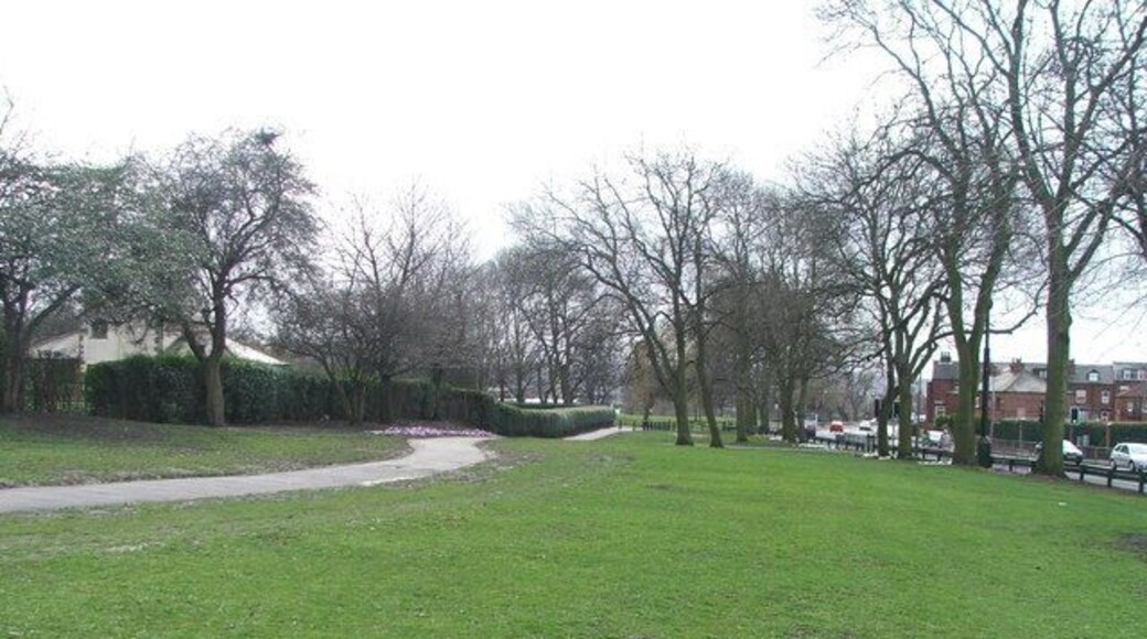 East End Park. Between Richmond Hill and Osmondthorpe, Leeds. Looking SW.