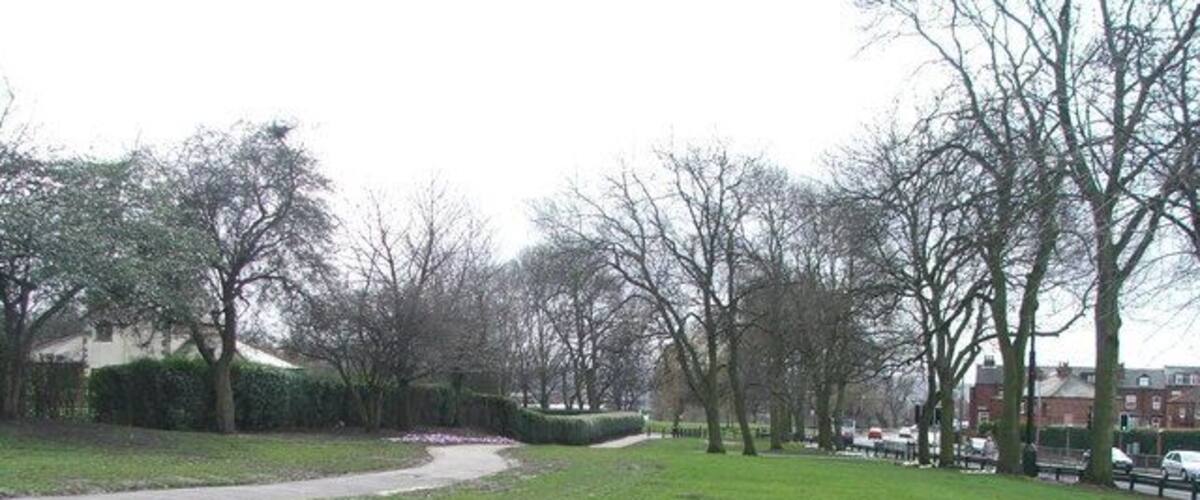 East End Park. Between Richmond Hill and Osmondthorpe, Leeds. Looking SW.