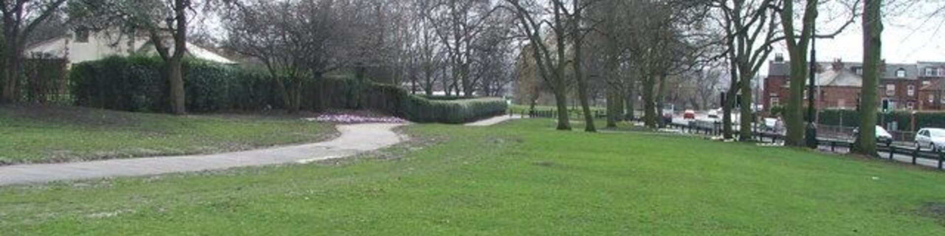 East End Park. Between Richmond Hill and Osmondthorpe, Leeds. Looking SW.