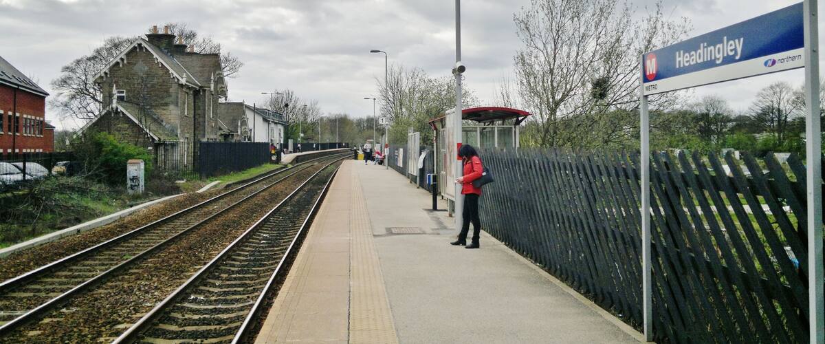 Headingley railway station, Headingley, Leeds, West Yorkshire. Taken by Geograph on Thursday the 10th of April 2014.