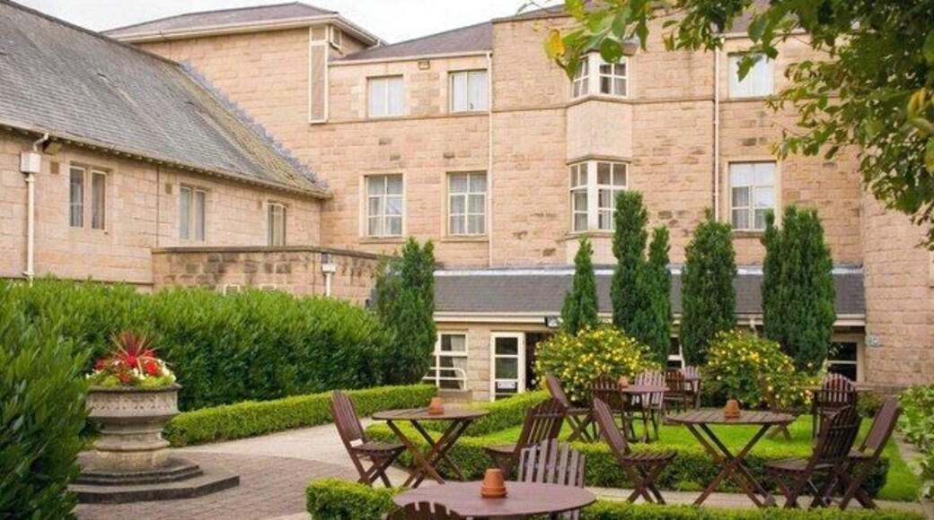 Weetwood Hall Hotel View of the garden at Weetwood Hall Hotel in Leeds