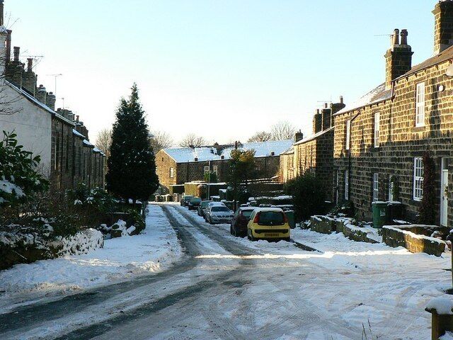 Craggwood Road, Horsforth, Christmas Day 2009