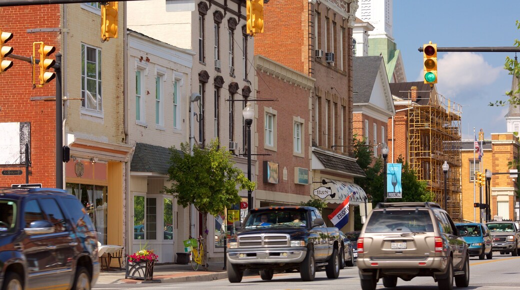 Charles Town featuring street scenes and a small town or village