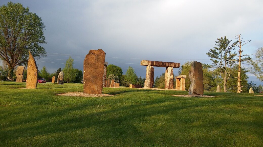 A replica of Stone Hinge , right in Munfordville ,Ky. It is on private property but viewing is allowed and encouraged !!