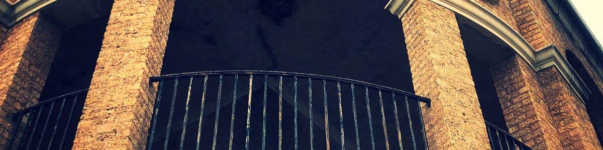 The hauntingly beautiful Baker Hotel in downtown Mineral Wells, Texas.