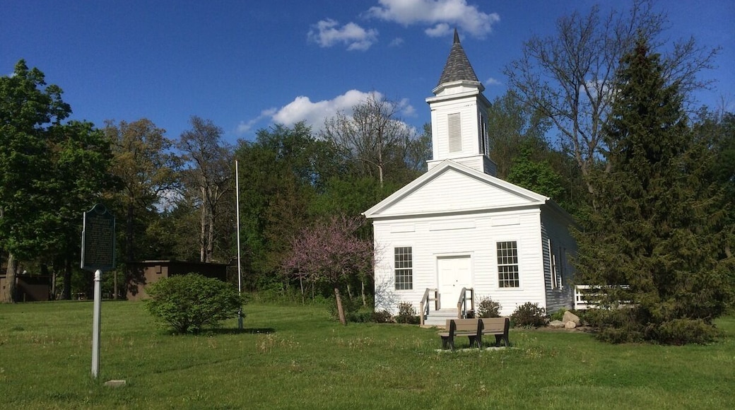 Greek Revival structure that served as the county courthouse from 1846-1872.