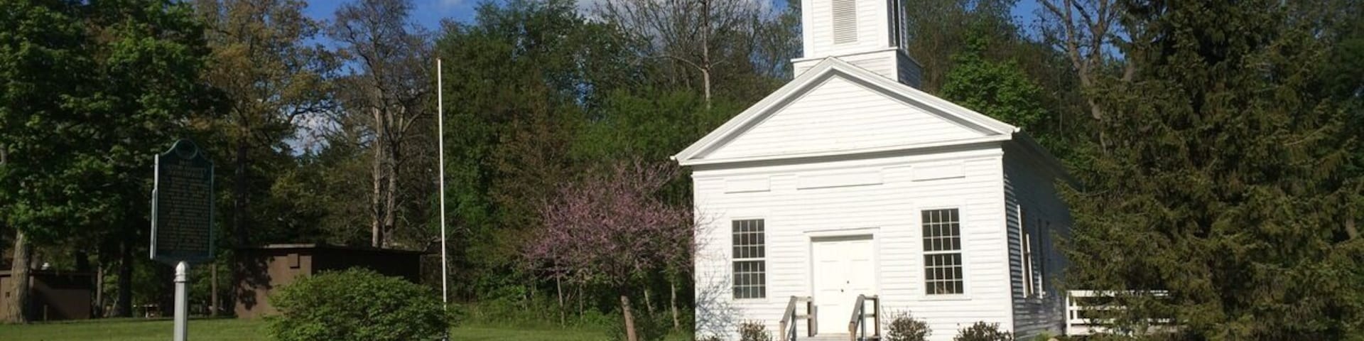 Greek Revival structure that served as the county courthouse from 1846-1872.