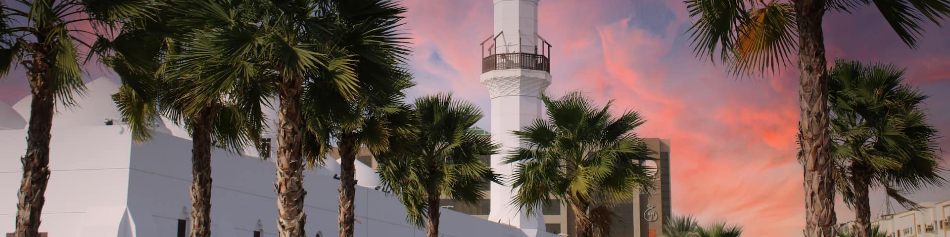 Jaffali mosque in jeddah saudi arabia.Islamic architecture and culture.
