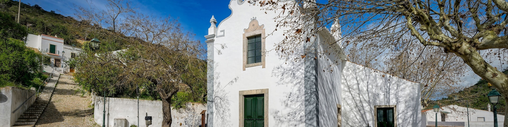 church in the village, Alte, Algarve, Portugal, Europe, February 2024