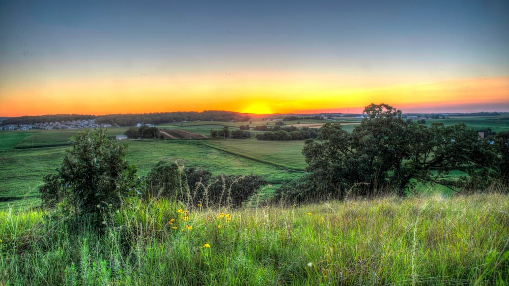 Beautilful Sunset over the Horizon, Pheasant Branch Conservatory