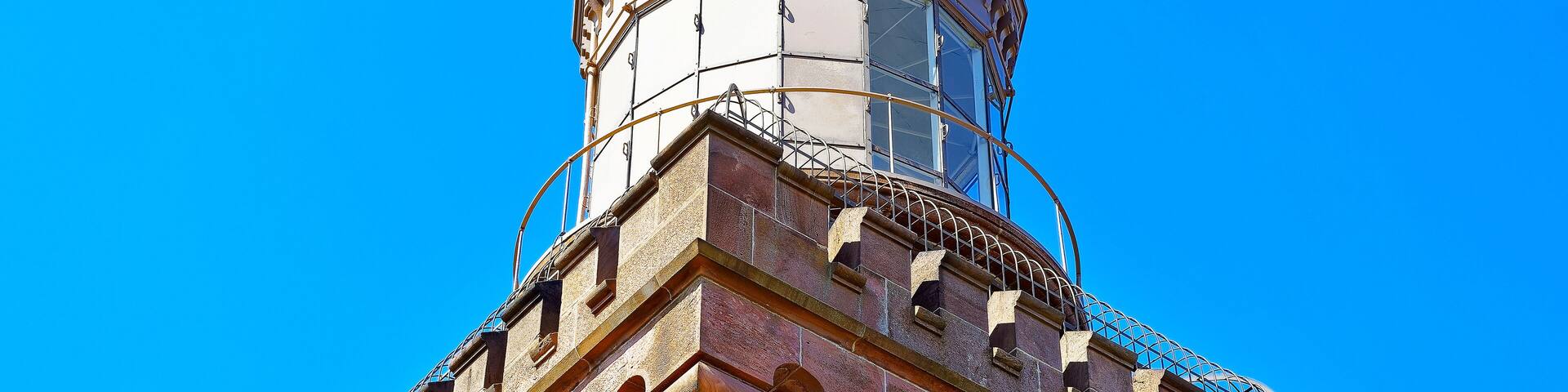 Navesink Twin Lights at Sandy Hook in New Jersey reflex