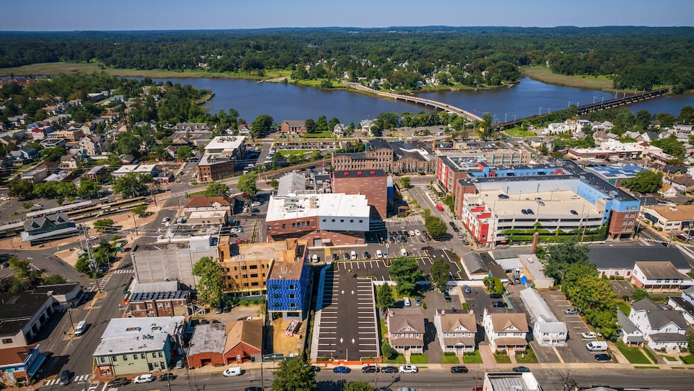 Aerial Drone of Red Bank New Jersey