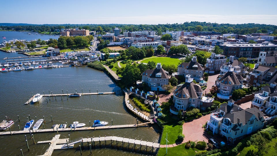Aerial Drone of Red Bank New Jersey
