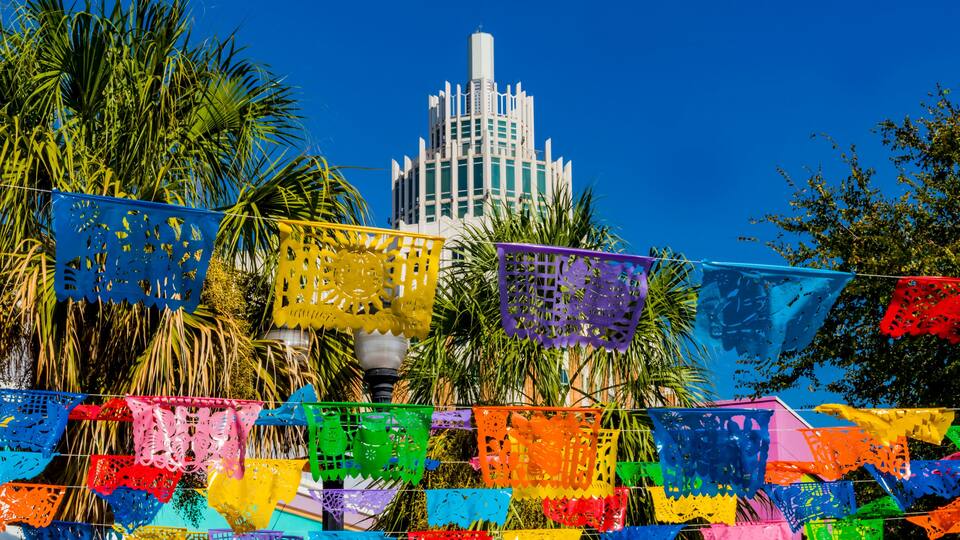 Mexican Market Square Symbol Paper Decorations San Antonio Texas