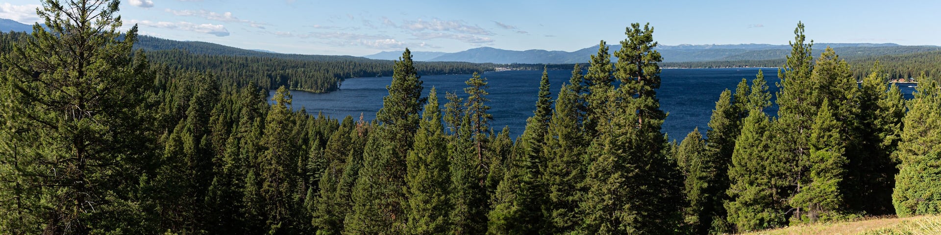 looking south toward McCall Idaho over Payette Lake